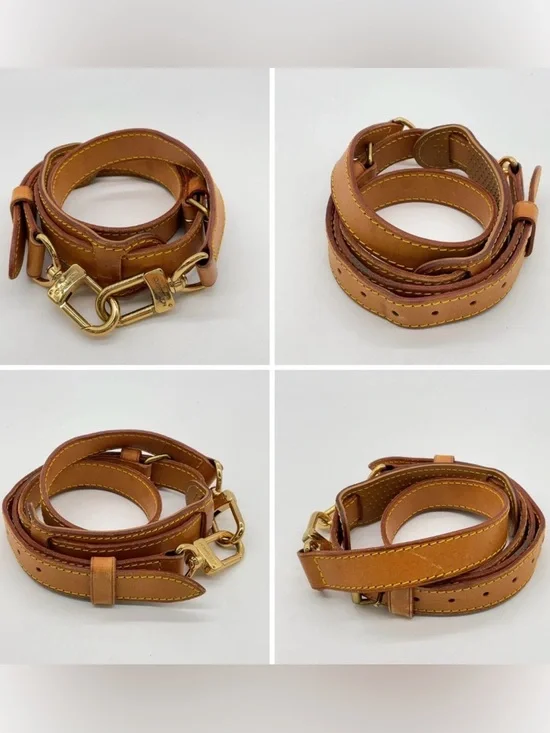 ✨🛍️ Louis Vuitton Vachetta Leather Bandouliere Strap - Picture 4 of 5